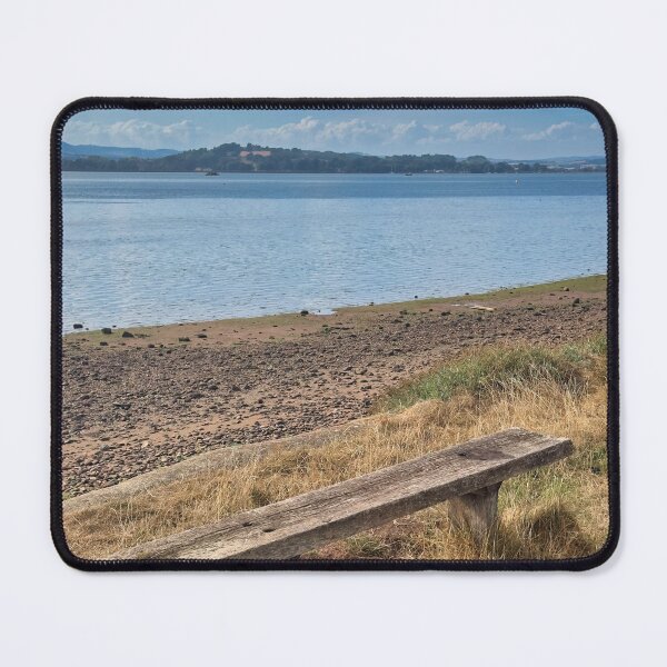 Item preview, Exmouth Wooden Bench Coastal View Exe Estuary Devon Photography designed and sold by leonwoods.