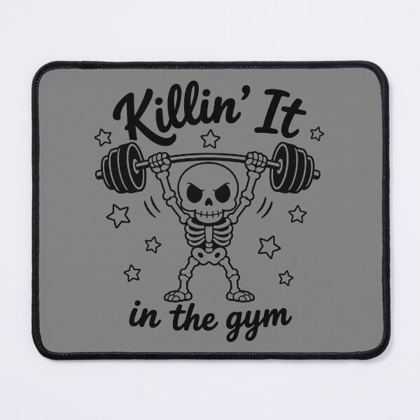 Item preview, Killin' It In The Gym Skeleton Fitness Design designed and sold by MOCH- ART.