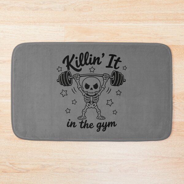 Item preview, Killin' It In The Gym Skeleton Fitness Design designed and sold by MOCH- ART.