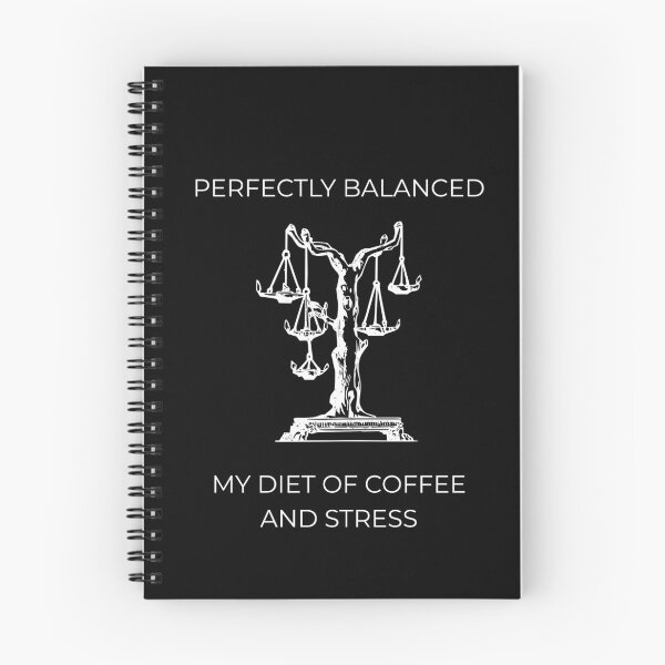 Item preview, Perfectly Balanced Coffee And Stress Funny Movie Parody designed and sold by Mircea786.