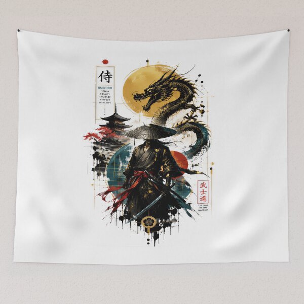 Item preview, Bushido Samurai Aesthetics  Ink Painting designed and sold by KLERIKSTORE.