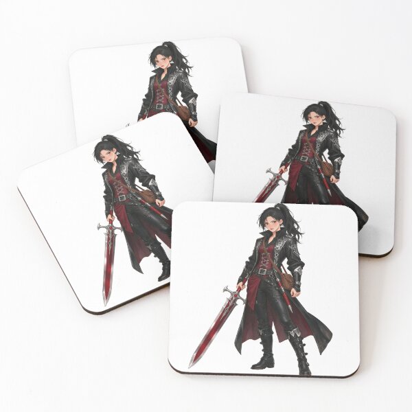 Item preview, Anime Vampire Hunter Girl - in anime style designed and sold by SakuraLineArt.