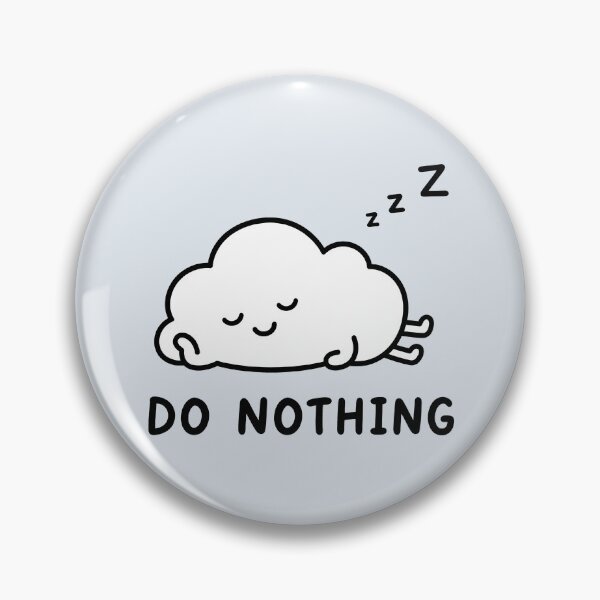 Item preview, Do Nothing Cute Sleeping Cloud designed and sold by ianm1028.