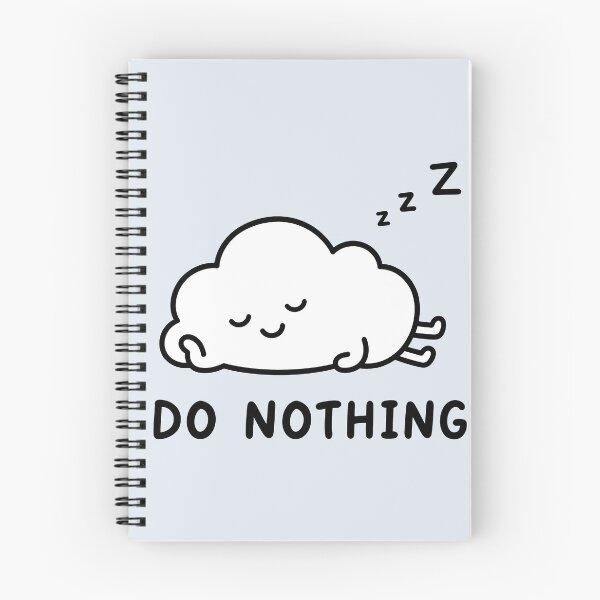 Item preview, Do Nothing Cute Sleeping Cloud designed and sold by ianm1028.