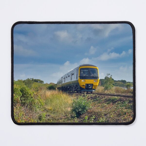 Item preview, Avocet Line Train Exe Estuary Coastal Railway Exmouth Devon Photography designed and sold by leonwoods.