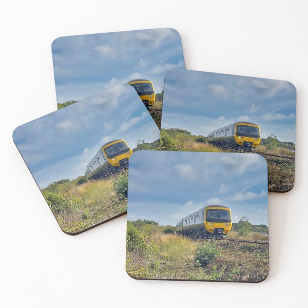 Item preview, Avocet Line Train Exe Estuary Coastal Railway Exmouth Devon Photography designed and sold by leonwoods.