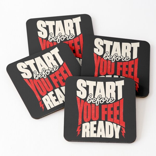 Item preview, Start Before You Feel Ready – Take Action Quote designed and sold by the-dovlat.