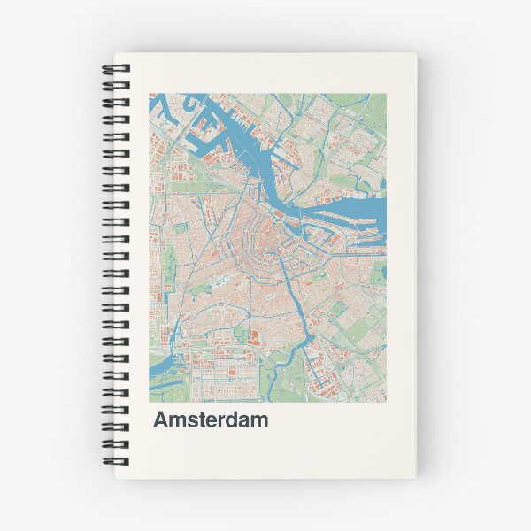 Item preview, Amsterdam Minimalistic Map Art designed and sold by MapsNerd.