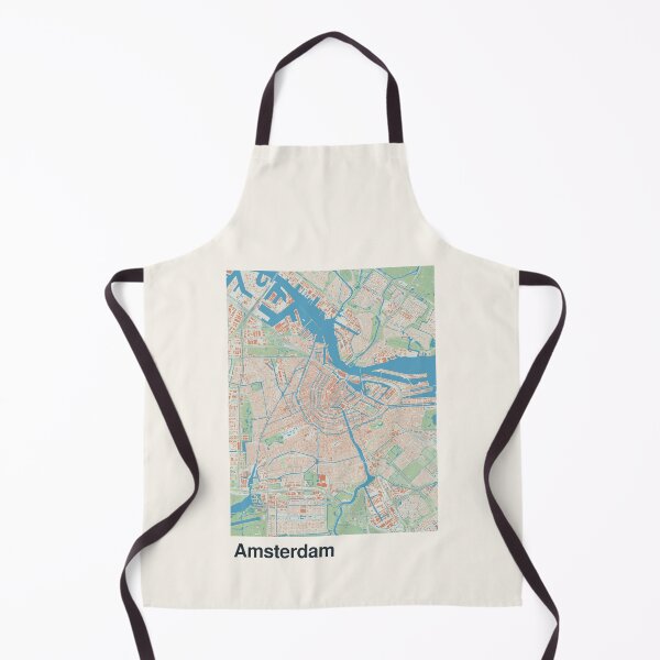 Item preview, Amsterdam Minimalistic Map Art designed and sold by MapsNerd.