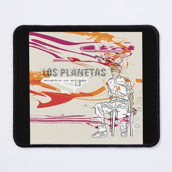 Item preview, Man Sitting On Stool Looking Up At Swirling Abstract Patterns designed and sold by Blue91233.