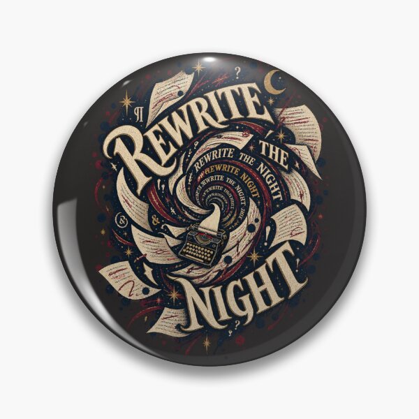 Item preview, Rewrite the Night – Experimental Poetcore Writer Typography designed and sold by Golden Era Studio.