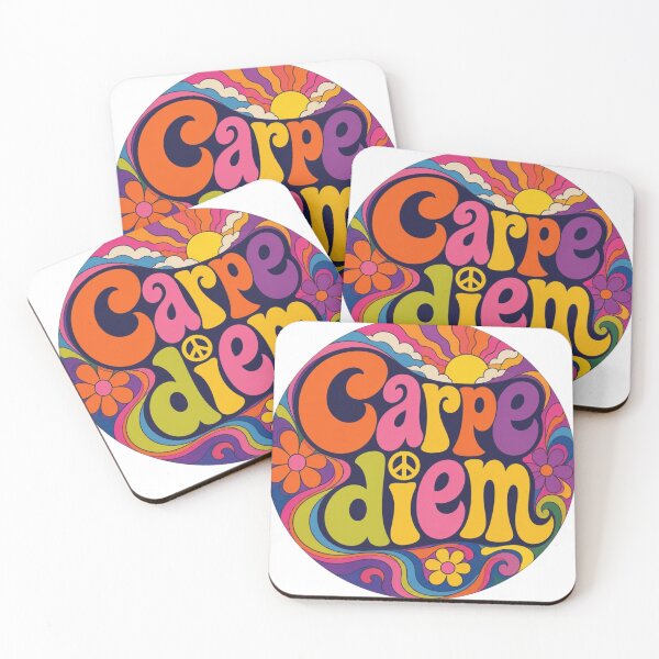 Item preview, Carpe Diem – Retro Psychedelic Design designed and sold by ZombieZooCuties.