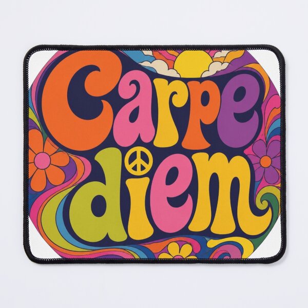 Item preview, Carpe Diem – Retro Psychedelic Design designed and sold by ZombieZooCuties.