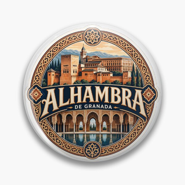 Item preview, Alhambra Granada Spain – Moorish Architecture Travel Art designed and sold by ChicClicker.