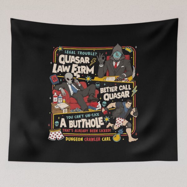 Item preview, Quasar Law Firm Funny Retro Graphic Tee designed and sold by joihamby84.