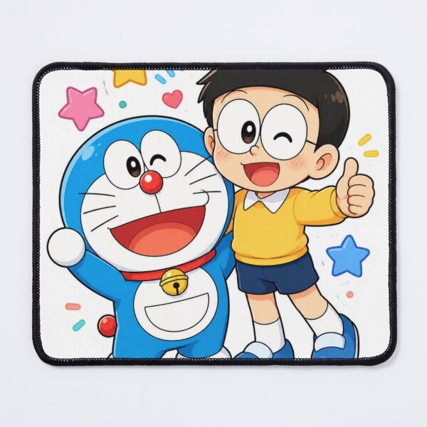 Item preview, Doraemon & Nobita Best Friends Cute Cartoon Design designed and sold by Cool Tee World .