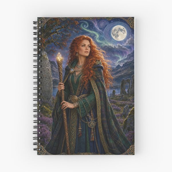 Item preview, Celtic Highland Witch at Twilight designed and sold by thewandswant.