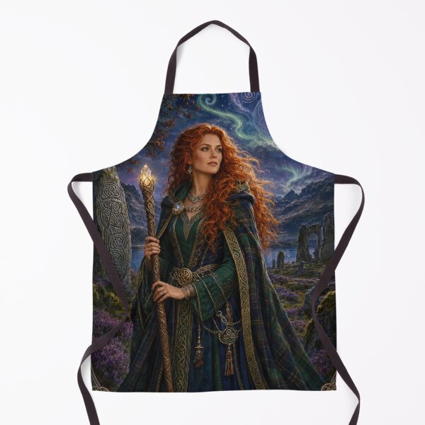 Item preview, Celtic Highland Witch at Twilight designed and sold by thewandswant.