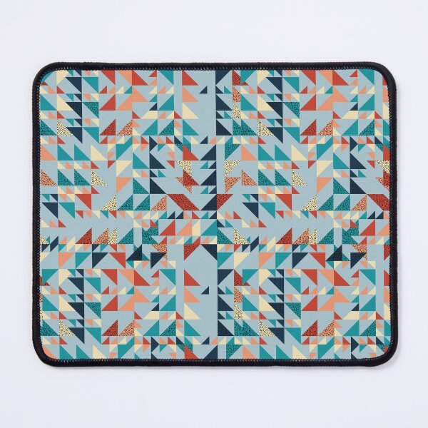 Item preview, Retro Geometric Triangle Mosaic Pattern designed and sold by Zaya_art.