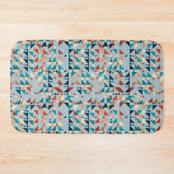 Item preview, Retro Geometric Triangle Mosaic Pattern designed and sold by Zaya_art.