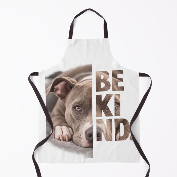 Item preview, Be Kind Pitbull Dog Typography Art designed and sold by ArtNova17.