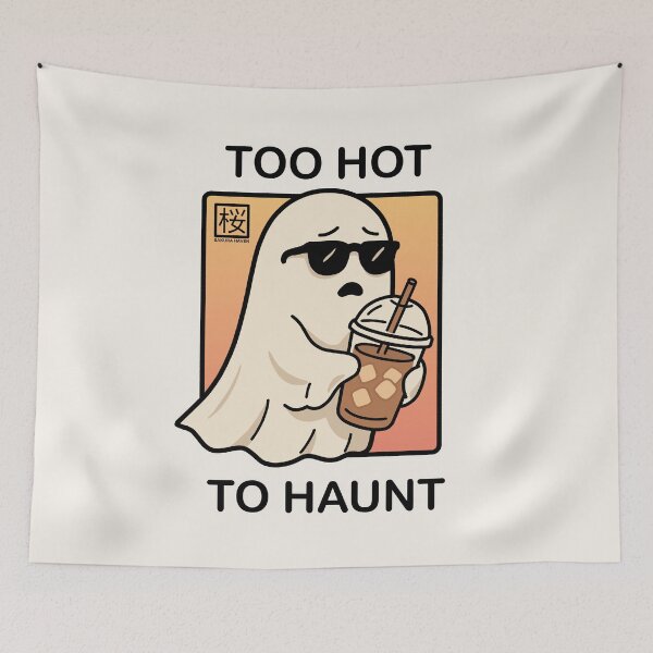 Item preview, Summer Ghost Iced Coffee designed and sold by SakuraHaven.
