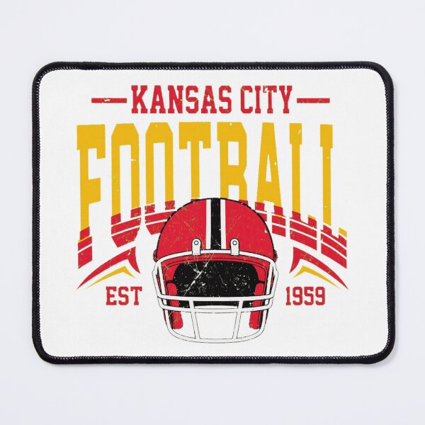 Item preview, KC Football Vintage Helmet Retro Style designed and sold by TrinidyChan.