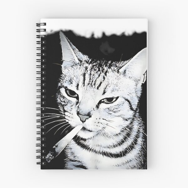 Item preview, Smoking Cat Vintage Chonky Cat Retro 90s Graphic designed and sold by EnigmaVista.