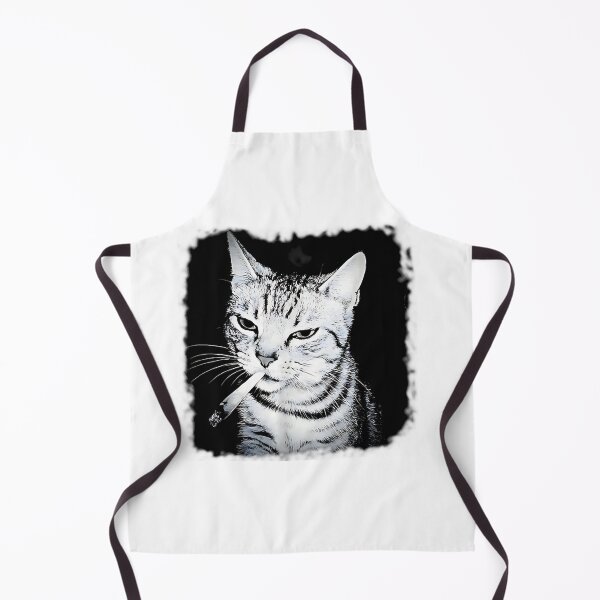 Item preview, Smoking Cat Vintage Chonky Cat Retro 90s Graphic designed and sold by EnigmaVista.