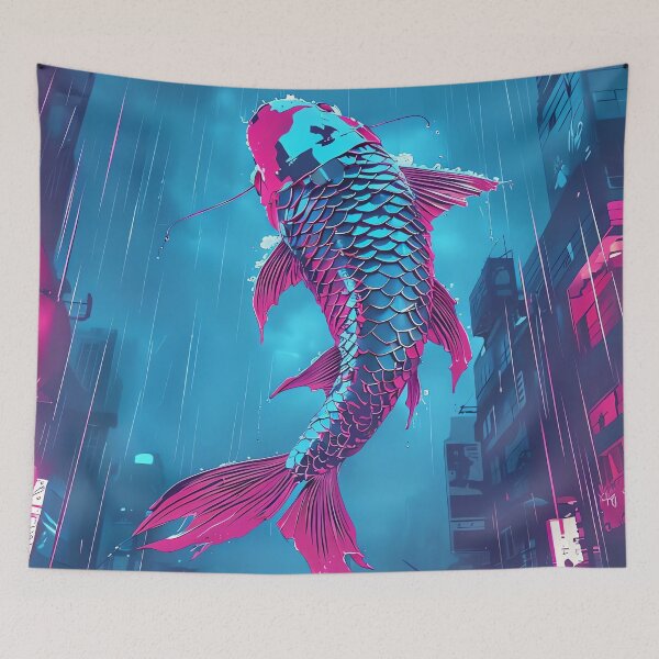 Item preview, Ascent of the Cyber-Carp designed and sold by ONYX Pixee.