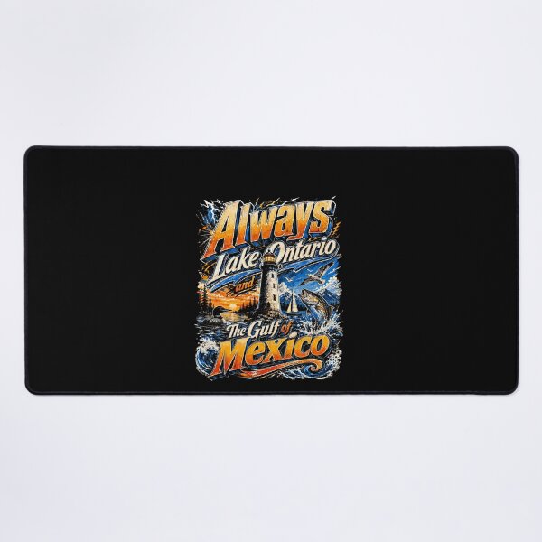Item preview, Always Lake Ontario and Gulf of Mexico Retro Design designed and sold by ChaosColorCo.