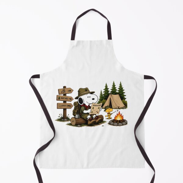 Item preview, Snoopy And Woodstock Camping Adventure Cute Outdoor Nature Lovers Graphic designed and sold by EnigmaVista.