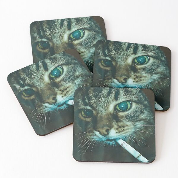 Item preview, Smoking Cat Vintage Chonky Cat Retro 90s  Graphic designed and sold by EnigmaVista.