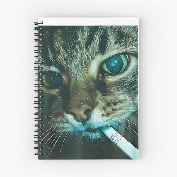 Item preview, Smoking Cat Vintage Chonky Cat Retro 90s  Graphic designed and sold by EnigmaVista.