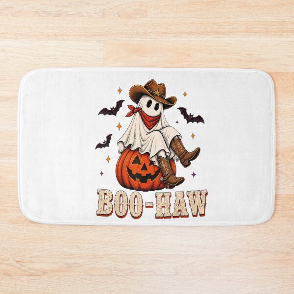 Item preview, Boo Haw Cowboy Ghost Pumpkin Western Halloween designed and sold by VioletNance.
