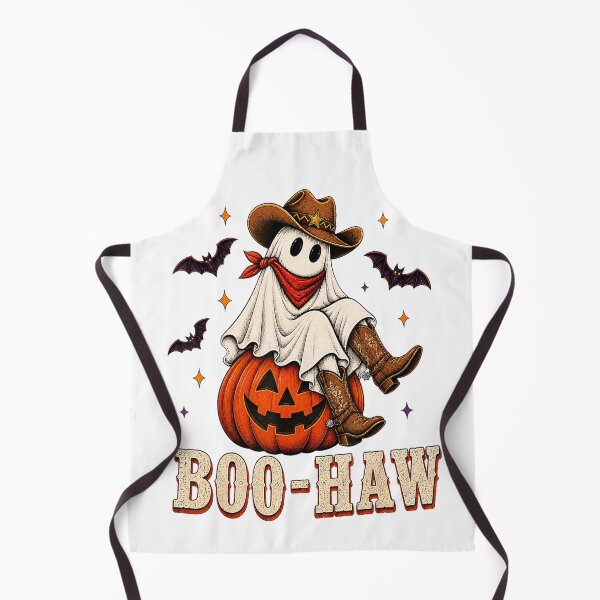Item preview, Boo Haw Cowboy Ghost Pumpkin Western Halloween designed and sold by VioletNance.