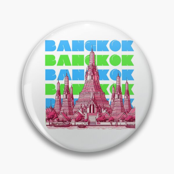 Artikelvorschau, Wat Arun, der Tempel am Flussufer in Bangkok – Pop-Art entworfen und verkauft von 1SINGHA.