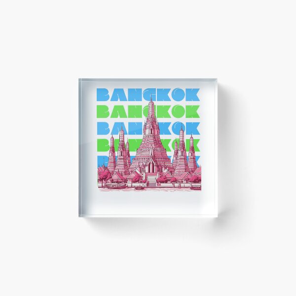 Item preview, Wat Arun Riverside Temple Bangkok Pop Art designed and sold by 1SINGHA.