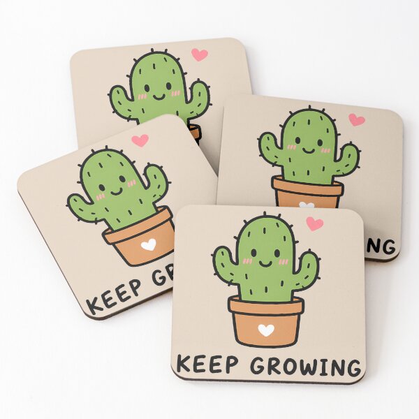 Item preview,  Keep Growing Cute Cactus designed and sold by ianm1028.