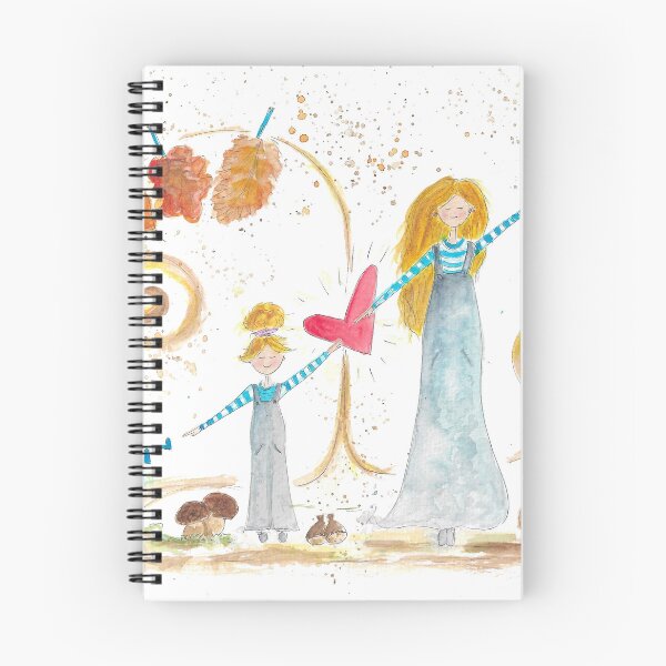 Item preview, October Autumn Days - Family Watercolor Art designed and sold by AleSighinolfi.