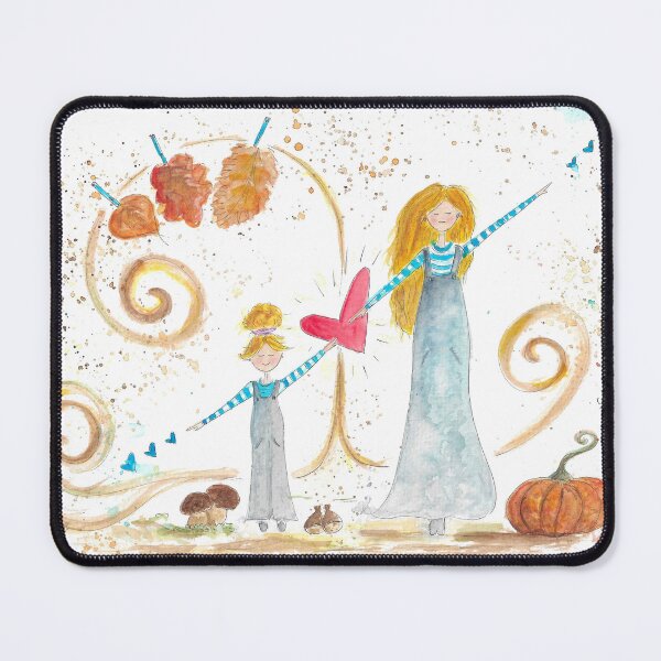 Item preview, October Autumn Days - Family Watercolor Art designed and sold by AleSighinolfi.