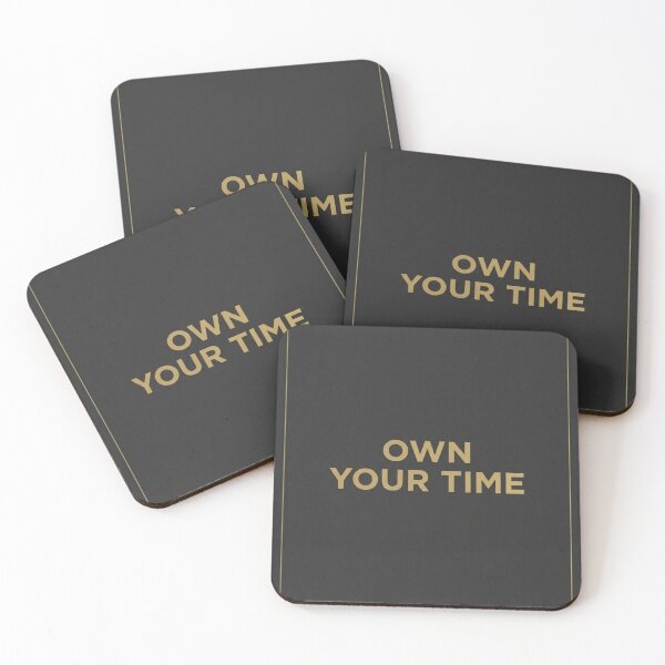 Item preview, Own Your Time | Wealth Mindset Typography Wall Art designed and sold by Zaramodo.