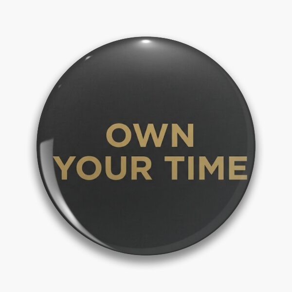 Item preview, Own Your Time | Wealth Mindset Typography Wall Art designed and sold by Zaramodo.