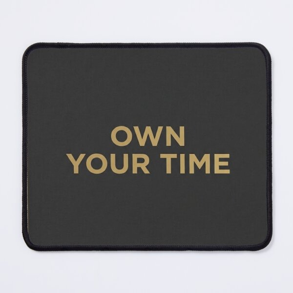 Item preview, Own Your Time | Wealth Mindset Typography Wall Art designed and sold by Zaramodo.
