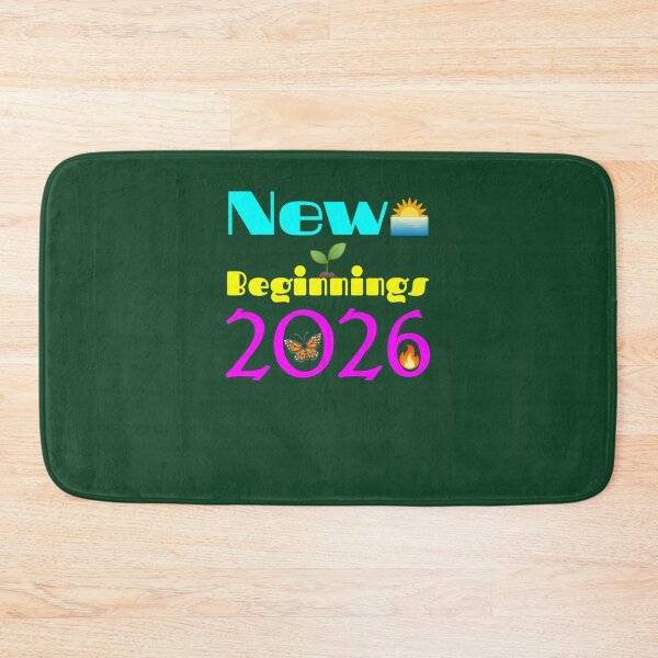 Item preview, Happy New Year 2026 New Beginnings Butterfly Transformation Motivational Design 277 designed and sold by ForestHomeDe.