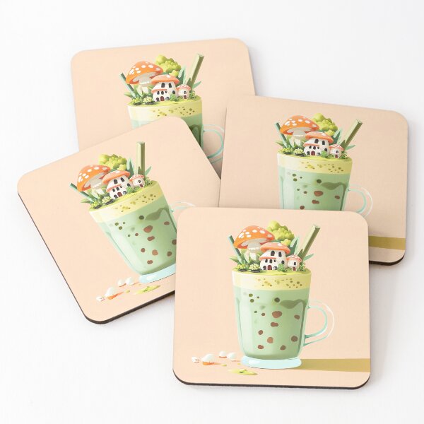 Item preview, Matcha Mushroom Haven designed and sold by ONYX Pixee.