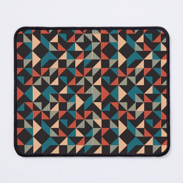 Item preview, Bold Geometric Triangle Black Pattern designed and sold by Zaya_art.
