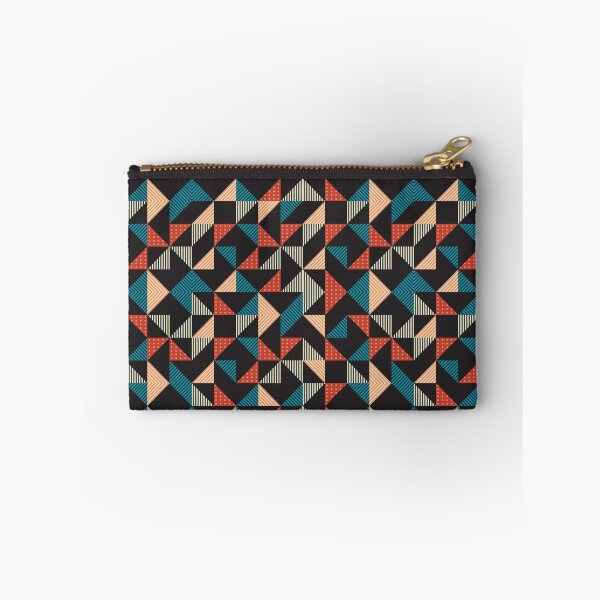 Item preview, Bold Geometric Triangle Black Pattern designed and sold by Zaya_art.