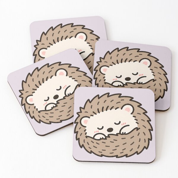 Item preview, Stay Cozy Cute Sleeping Hedgehog designed and sold by ianm1028.