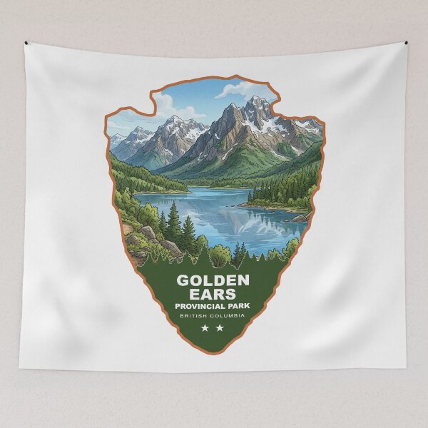Item preview, Golden Ears Provincial Park Arrowhead designed and sold by Esskay Designs.